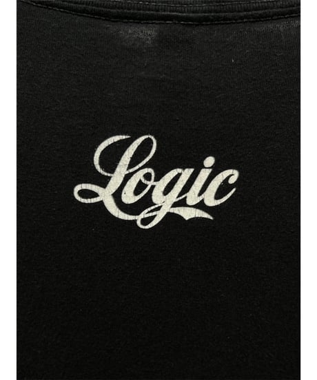 Rick and Morty　Logic　Tシャツ　Ｌ　黒　USA古着