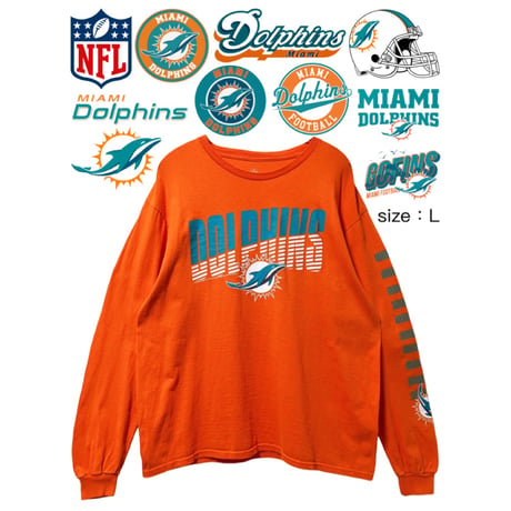 値下げ希望可　Miami Dolphins ドルフィンズ古着 在庫残りわずか 値下げ希望可 Miami Dolphins ドルフィンズ古着