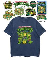 TEENAGE MUTANT NINJA TURTLES　M　青系　USA古着