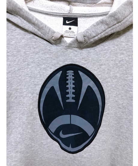 NIKE　Football　パーカー　L　霜降り　グレー　FRA古着