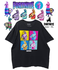 FORTNIT LIAMA　Tシャツ　XL　黒　USA古着