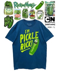 Rick And Morty　PICKLE RICK　L　青　USA古着