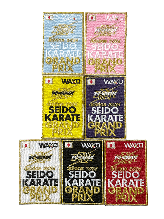 公式ワッペン2026 | adidas SEIDO KARATE GP 2026 GOODS