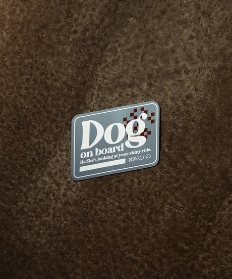 Dog on board Car Magnet