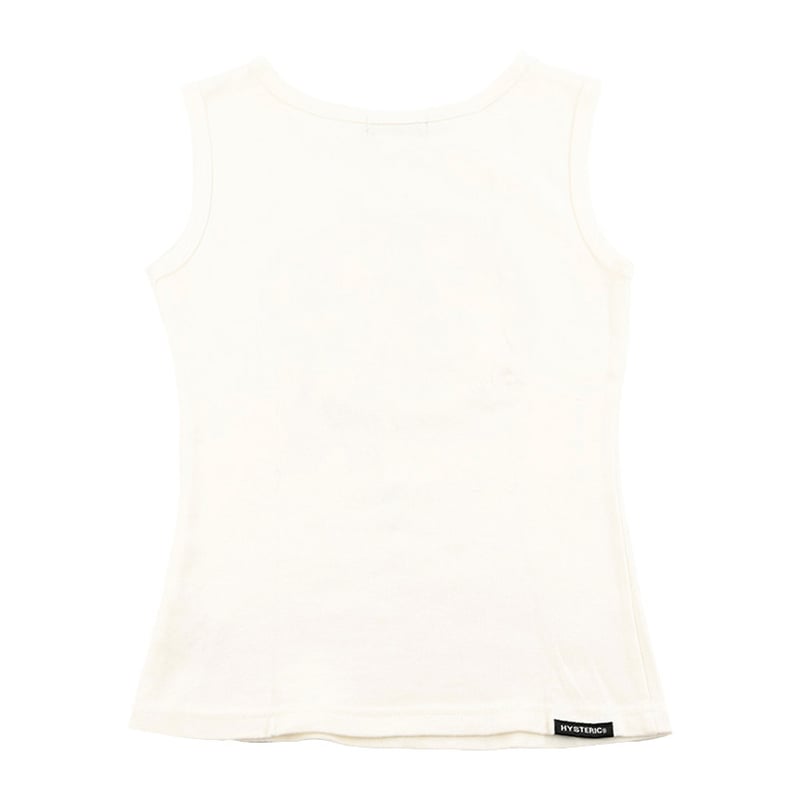 HYSTERIC GLAMOUR タンクトップ ホワイト HYSTERIC GLAMOUR タンクトップ ホワイト 00's HYSTERIC GLAMOUR