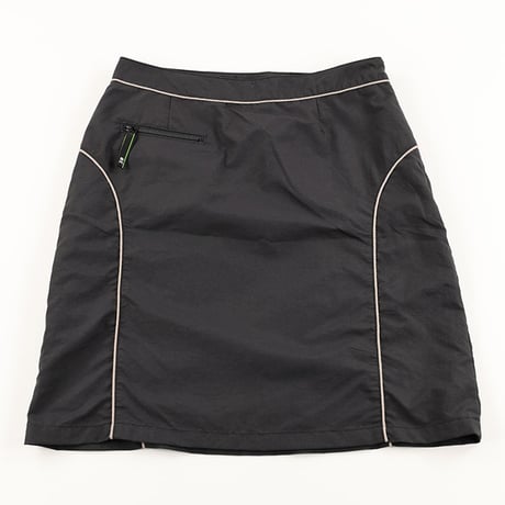00’s ADDICT / アディクト COUPD’ETAT クーデター コラボ商品パイピング切替デザインスカート 9号(M)サイズ ブラック/グレー/（ジャンク商品