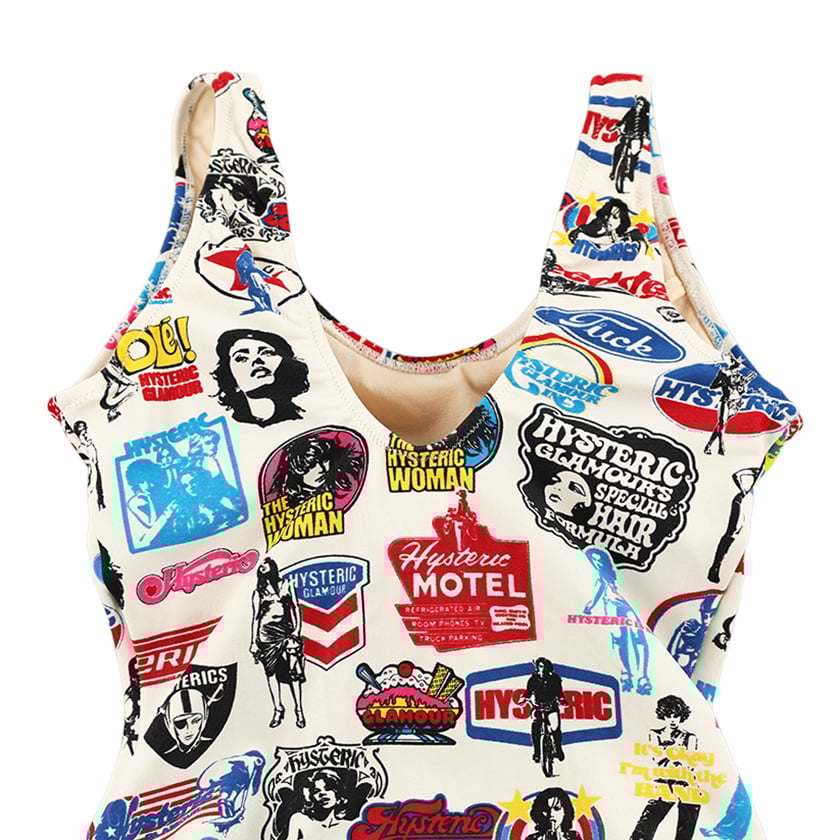 00's HYSTERIC GLAMOUR ヒステリックグラマー 総柄プリントワンピース