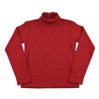 00’s TWO FOUR ZERO ワッフルタートルネック長袖カットソー レッド（ジャンク商品）