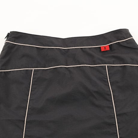 00’s ADDICT / アディクト COUPD’ETAT クーデター コラボ商品パイピング切替デザインスカート 9号(M)サイズ ブラック/グレー/（ジャンク商品