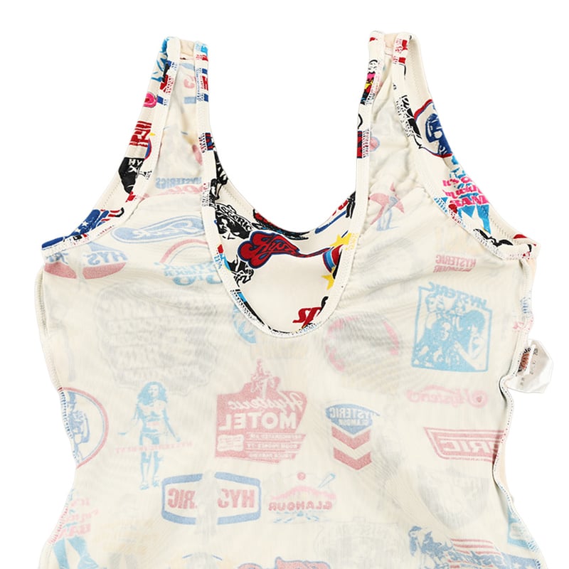 00's HYSTERIC GLAMOUR ヒステリックグラマー 総柄プリントワンピース