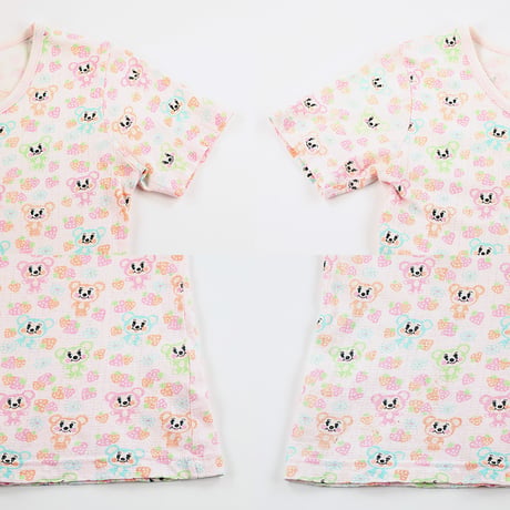 00’s SWIMMER スイマー キャラクタープリントTシャツ FREEサイズ ライトベビーピンクベース（ジャンク商品）