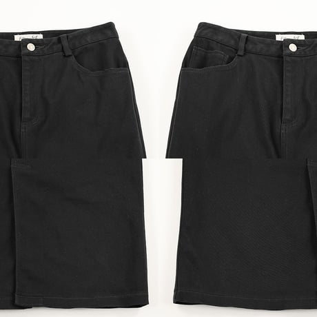 00’s Fibre Y ファイバーワイ 5ポケットタイトスカート フリーサイズ ブラック（ジャンク商品）