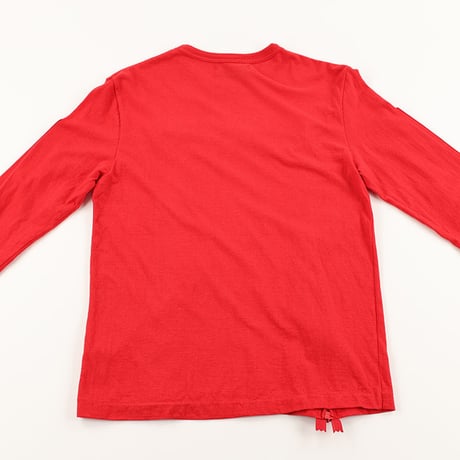 00’s STONE ANGEL ストーンエンジェル パンクファッションファスナー長袖Tシャツ  フリーサイズ ホワイト（ジャンク商品）