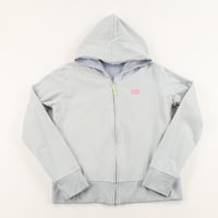 00’s COUPD’ETAT クーデター 2WAYフーディーブルゾン フリーサイズ ライトサックスブルー/ストライプ（ジャンク商品）