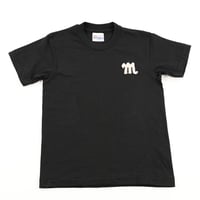 90’s Hanes ヘインズ BEEFY-T(ビーフィーT)半袖キッズTシャツ M(10-12)サイズ ブラック（ジャンク商品）