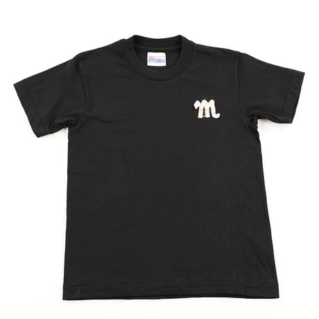 90’s Hanes ヘインズ BEEFY-T(ビーフィーT)半袖キッズTシャツ M(10-12)サイズ ブラック（ジャンク商品）