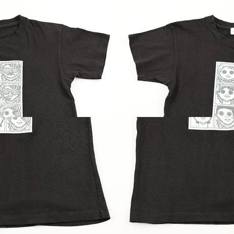 00’s picrine ピクリン 胸プリントTシャツ D-TK-1541 フリーサイズ ブラック（ジャンク商品）