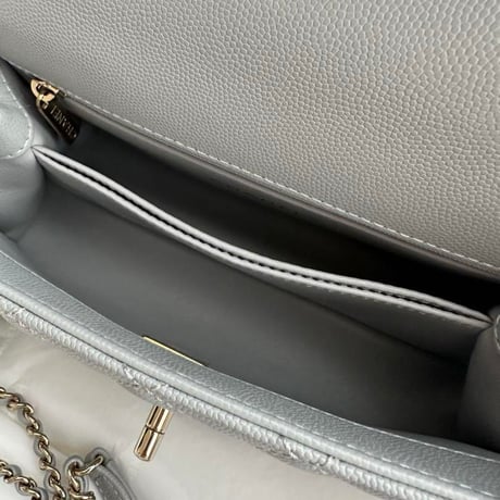 CHANEL シャネル ココハンドル ハンドバッグ cocohandle グレー