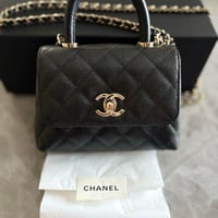 CHANEL シャネル ココハンドル 14.5 ミニ黒