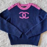 CHANEL シャネル ココマーク カシミヤニット ビジューボタン
