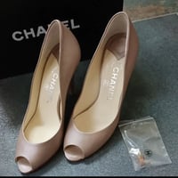 CHANEL  シャネル　オープントゥパンプス