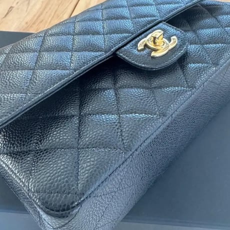 CHANEL  シャネル  マトラッセ 25  キャビアスキン チェーンバッグ