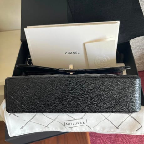 CHANEL シャネル マトラッセ フラップハンドバッグ キャビアスキン 25
