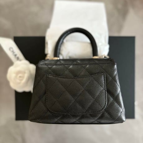 CHANEL シャネル ココハンドル 14.5 ミニ黒