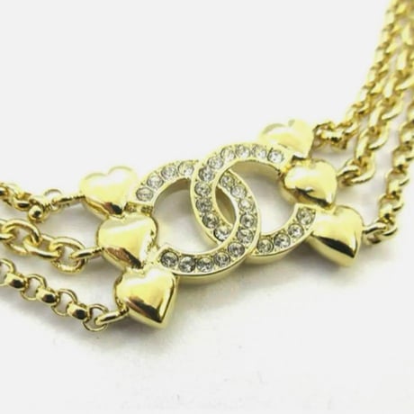 CHANEL  シャネル　ハートチョーカー ネックレス