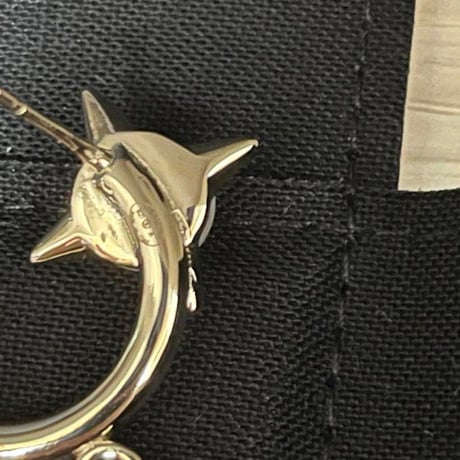 CHANEL  シャネル　ピアス　ロゴ　パール
