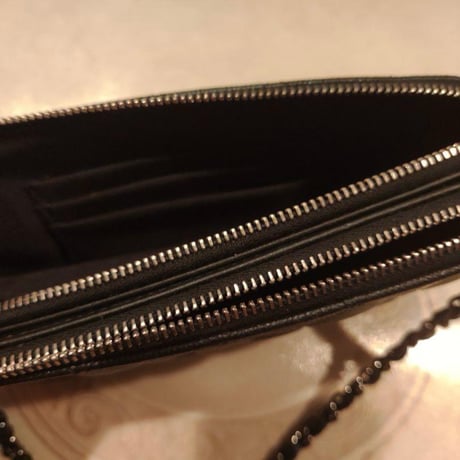 CHANEL シャネル チェーンウォレット バッグ ブラック