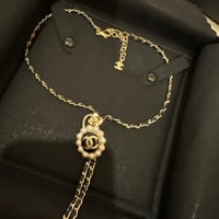 CHANEL  シャネル　チェーンパール ロングネックレス