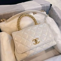 CHANEL  シャネル マトラッセ ココハンドル XXS ホワイト