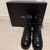 CHANEL  シャネル　 チェーン　ショートブーツ