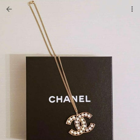 CHANEL  シャネル　ネックレス ペンダント CC ココ パール