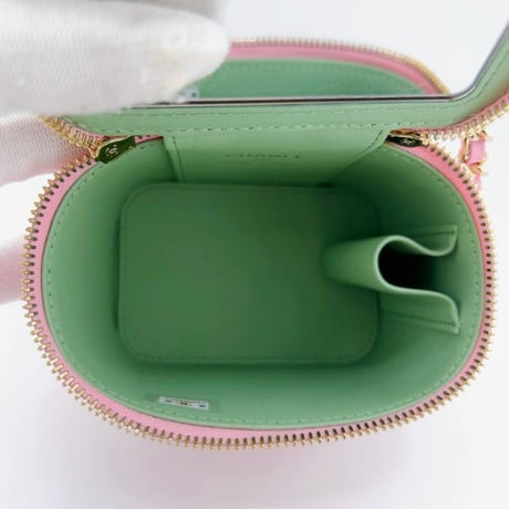 CHANEL  シャネル スモール ヴァニティ バニティ ショルダー バッグ ピンク