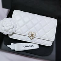 CHANEL  シャネル  2023SS チェーンウォレット ホワイト