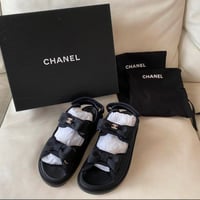 CHANEL シャネル リボン サンダル