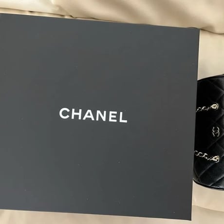 CHANEL  シャネル　ミニボストン　ショルダーバッグ　ブラック