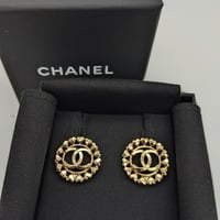 CHANEL シャネル ハート＆CCマーク ゴールドピアス
