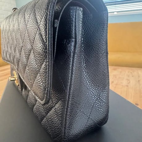 CHANEL  シャネル  マトラッセ 25  キャビアスキン チェーンバッグ
