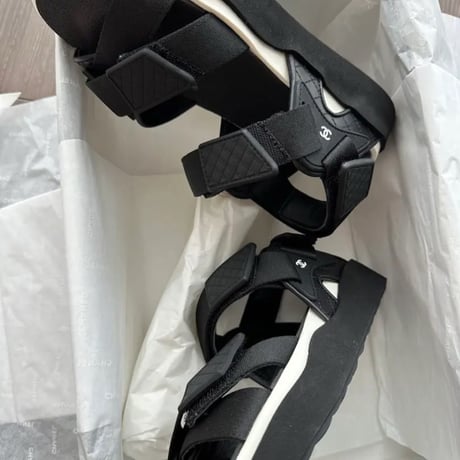 CHANEL シャネル 厚底サンダル ココマーク
