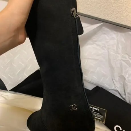 CHANEL  シャネル スエード ロングブーツ