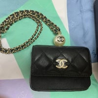 CHANEL シャネル フラップ コインケース カードケース ミニチェーンウォレット