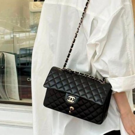 CHANEL シャネル マトラッセ フラップハンドバッグ キャビアスキン 25