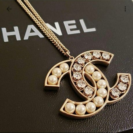 CHANEL  シャネル　ネックレス ペンダント CC ココ パール