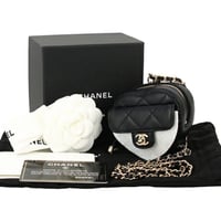 CHANEL シャネル 希少レア ハートチェーン コインケース ミニ