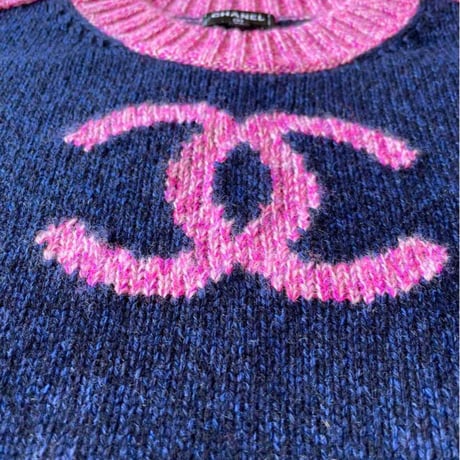 CHANEL シャネル ココマーク カシミヤニット ビジューボタン