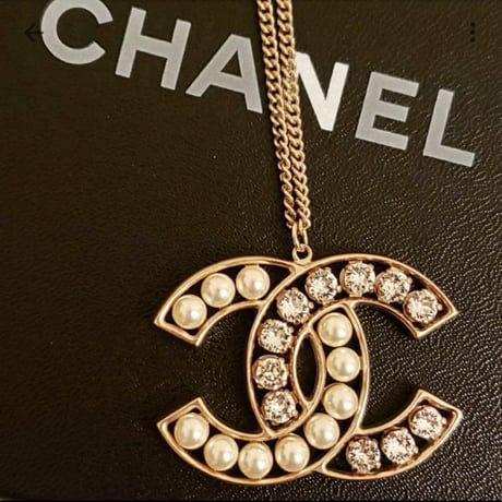 CHANEL  シャネル　ネックレス ペンダント CC ココ パール
