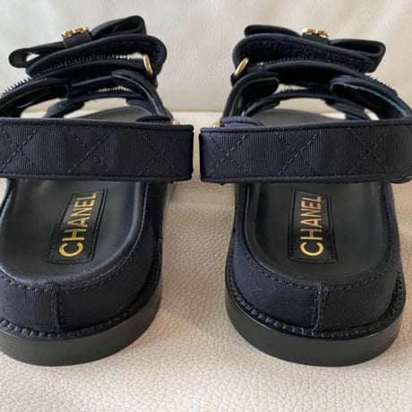 CHANEL シャネル リボン サンダル